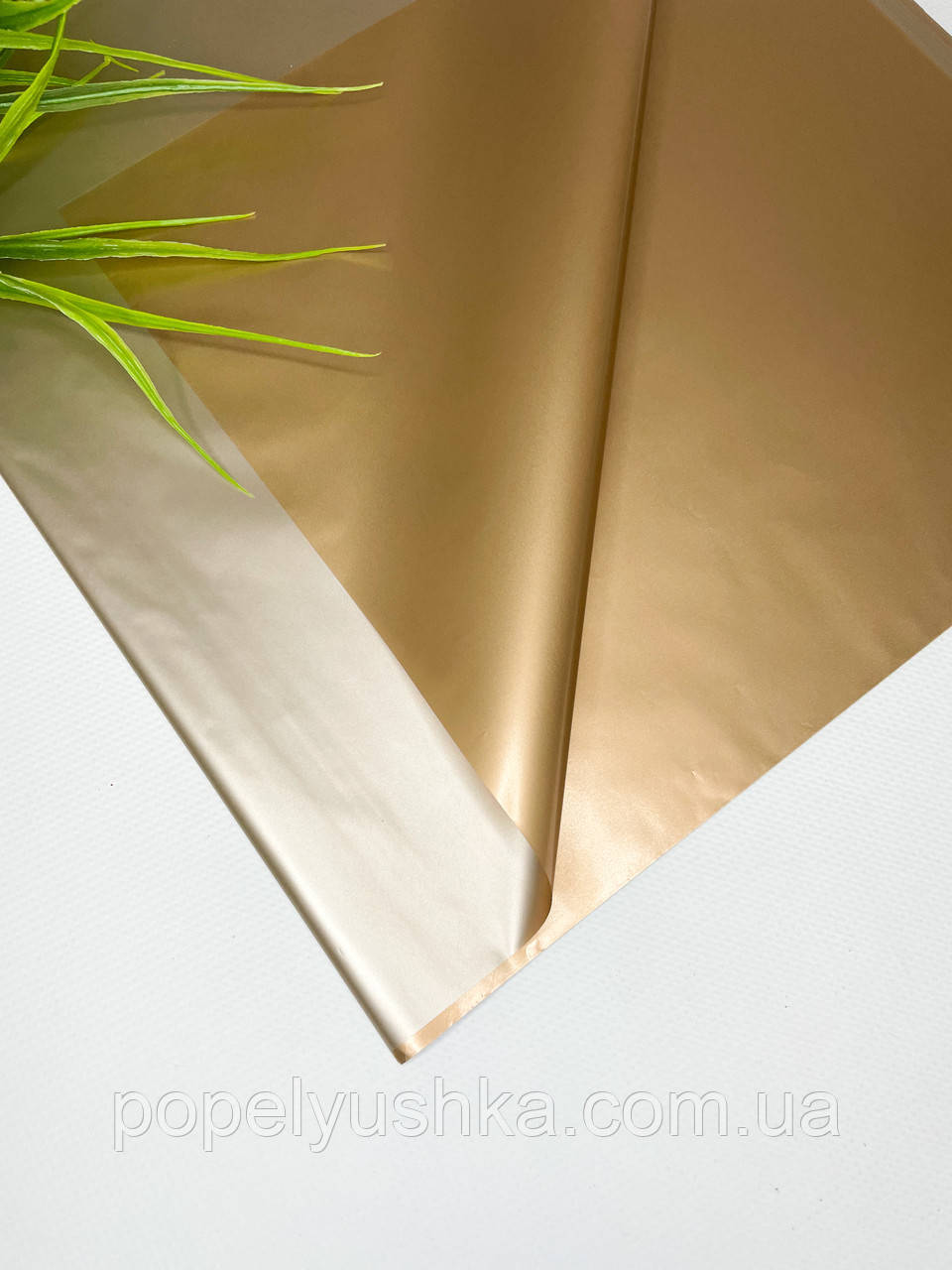 Водостійкий тишью із пластику 50 * 70 см бронза, фото 1
