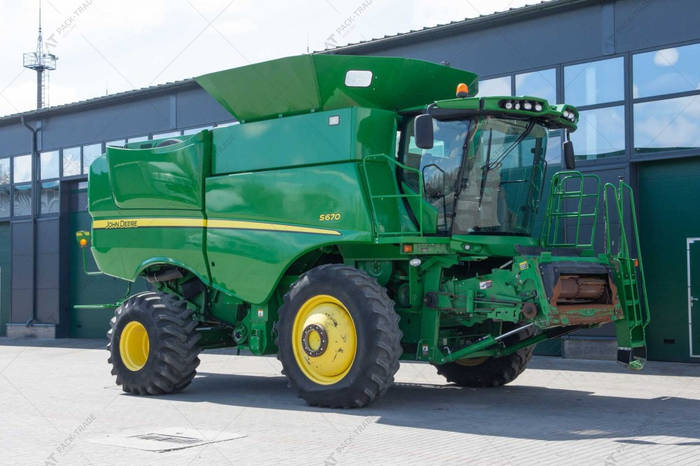 Купить Комбайн John Deere S670 2013 г. 316 кВт. 3664,3 м/ч., №2909 L ...