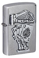 Зажигалка Zippo 49536 Dead Mans Hand "Рука мертвеца" оригинальный подарок
