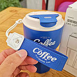 Термокухоль Coffee 420 мл — синій (LB-89403), фото 5