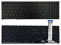 Клавиатура 9Z.N8BBU.S0R Asus ROG черная без рамки Прямой Enter PWR подсветка RED Original PRC (0KNB0-662CUS)