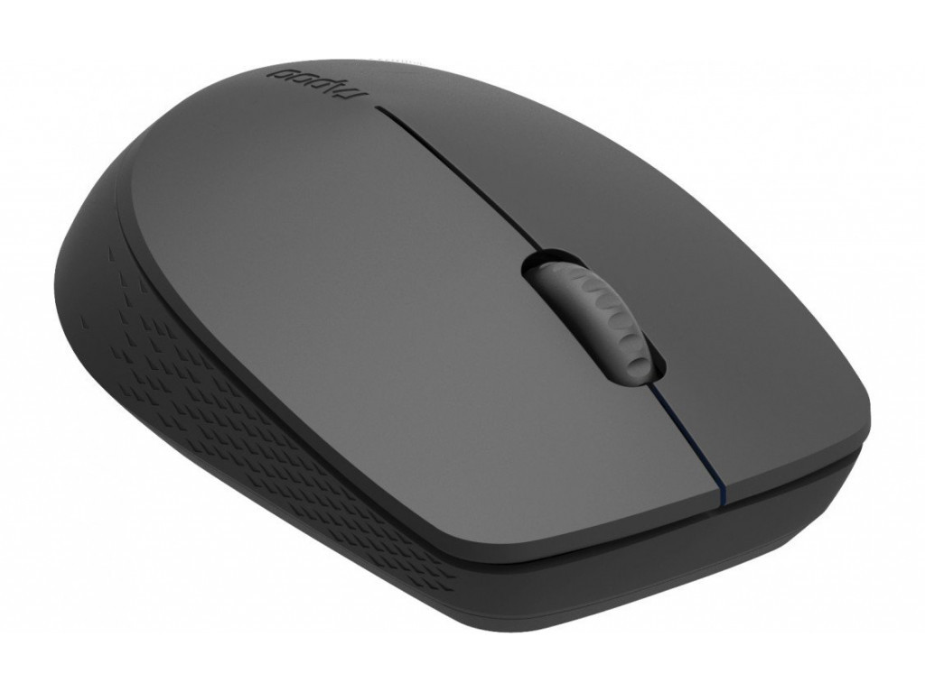 Миша бездротова USB + Bluetooth Rapoo M100 Silent wireless multi-mode 1000dpi темно-сірий
