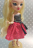 Платье для куклы Барби вечернее, для кукол 1/6 для Блайз, Рейнбоу Reinbow Красный