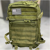 Военный рюкзак 45 л Yakeda, Оливковый, тактический рюкзак для военных, армейский рюкзак для солдат Star