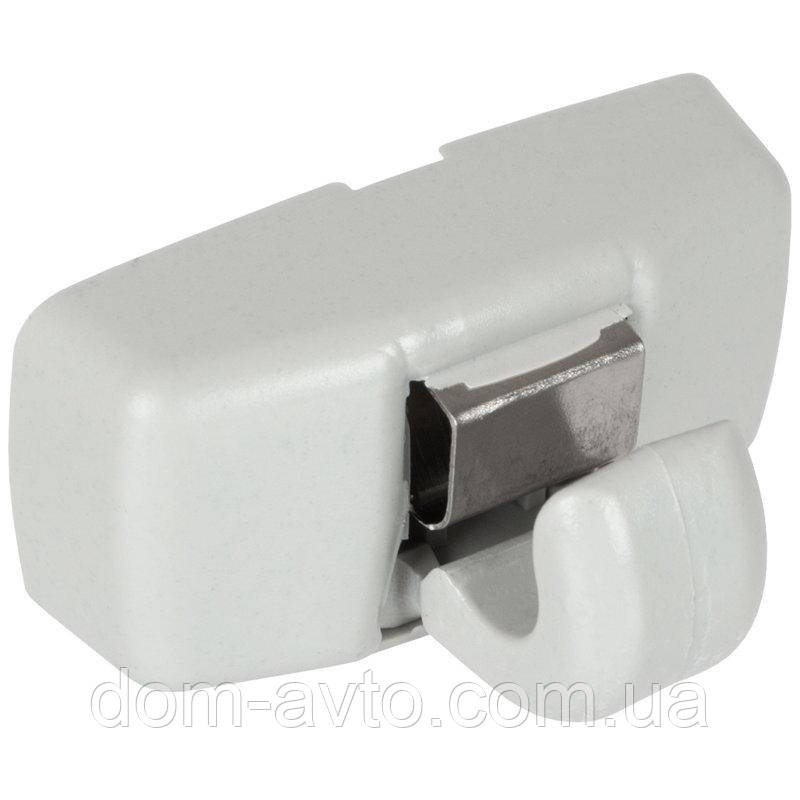 VW Amarok Beetle Bora Caddy Eos Gol Golf IV Lupo Passat B5 Polo Saveiro Sharan I Touran I T5 Тримач Sun Visor Hook СІРИЙ