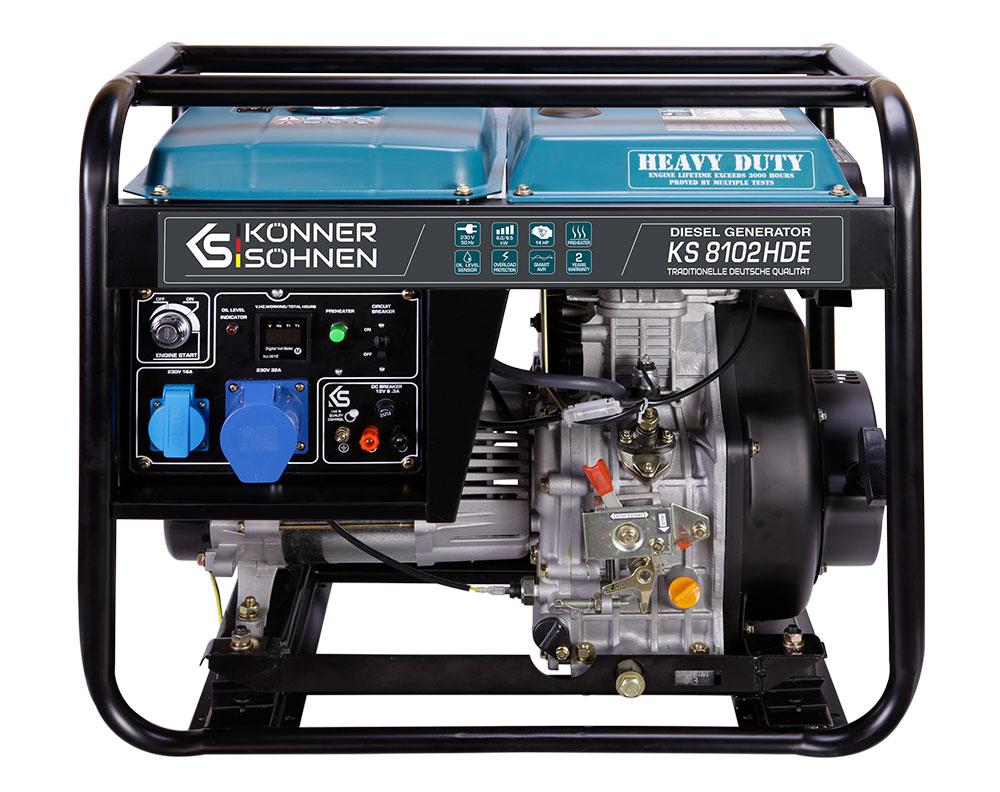 Дизельний генератор KS 8102HDE (EURO II) Könner & Söhnen