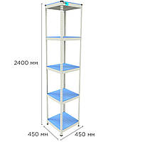 Металлический стеллаж MRL-2400 ( 450x450) белый PER