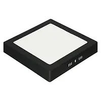 LED светильник накладной квадрат 18W Horoz ARINA-18 6400К черный 016-026-0018-050