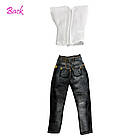 Одяг для Барбі, Блайз, Рейнбоу набір із джинсами та рок футболкою, фото 4