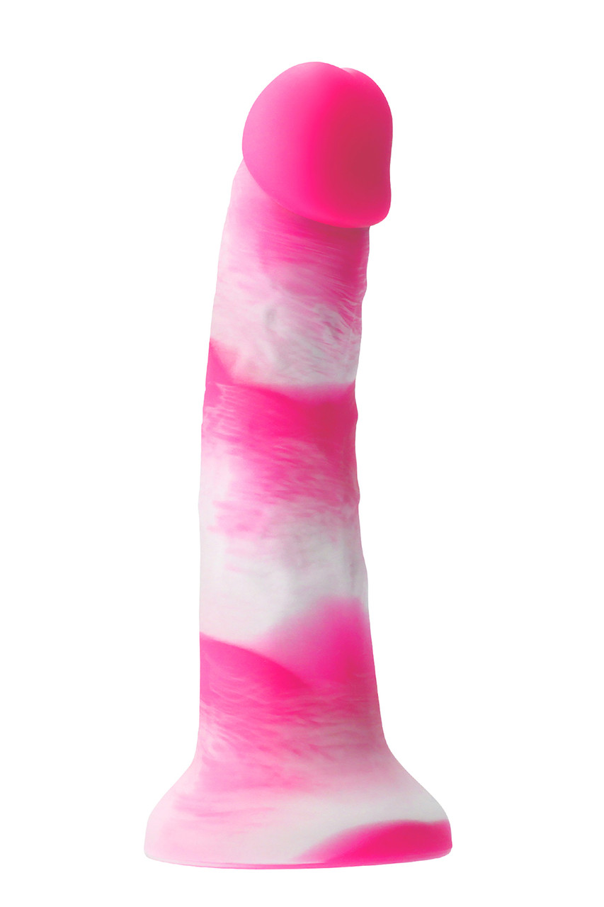 Фалоїмітатор силікон NS Novelties Colours Pleasures Yum 6" Dildo Pink