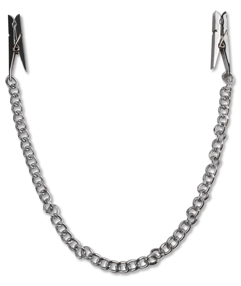 Затискачі для сосків на ланцюжку Fetish Fantasy Nipple Chain, фото 1