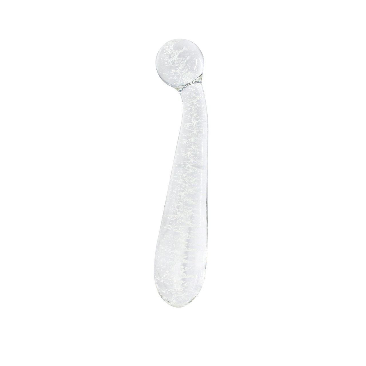 Фалоїмітатор скляний світний NS Novelties Firefly Glass G Spot Glow Wand Clear