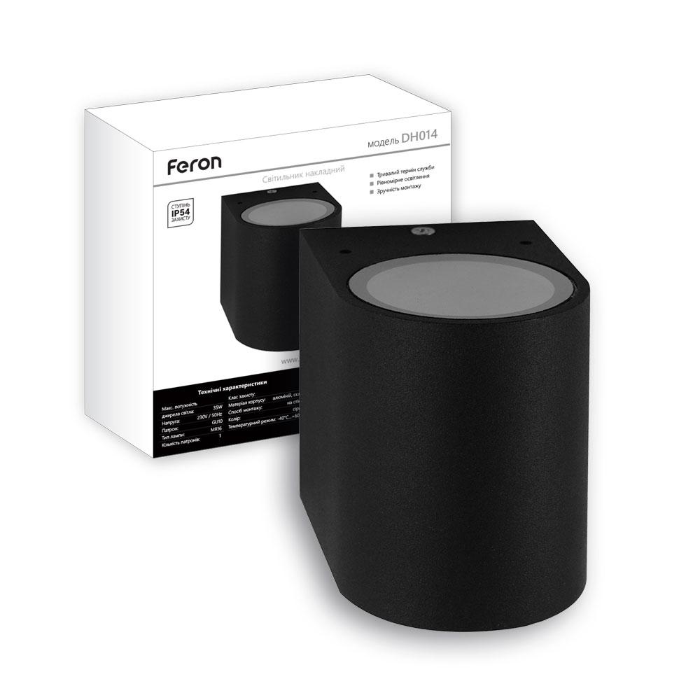 Архітектурний світильник Feron DH014 чорний, фото 1