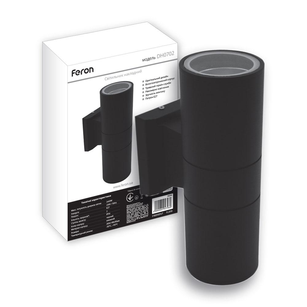 Архітектурний світильник Feron DH0702 чорний, фото 1