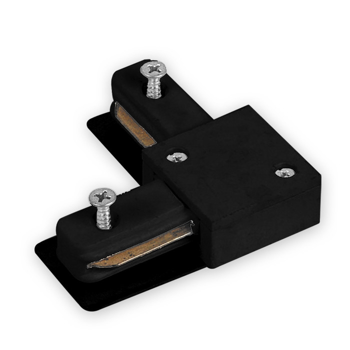 Конектор кутовий LD1101 чорний, фото 1