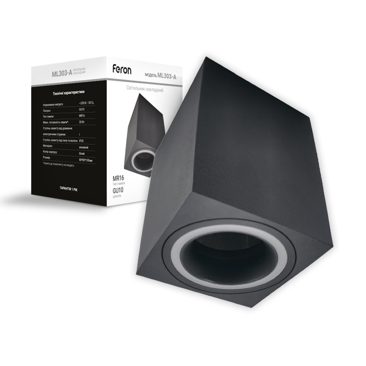 Світильник Feron ML303-A чорний, фото 1