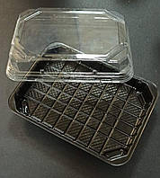 Контейнер для суші прямокутний 180 х 138 мм із кришкою 380 шт./яск