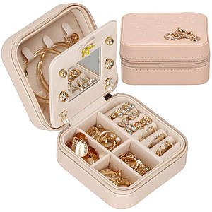 Скринька для прикрас (футляр для біжутерії) Springos 10 x 10 x 5 см HA1028 Poland