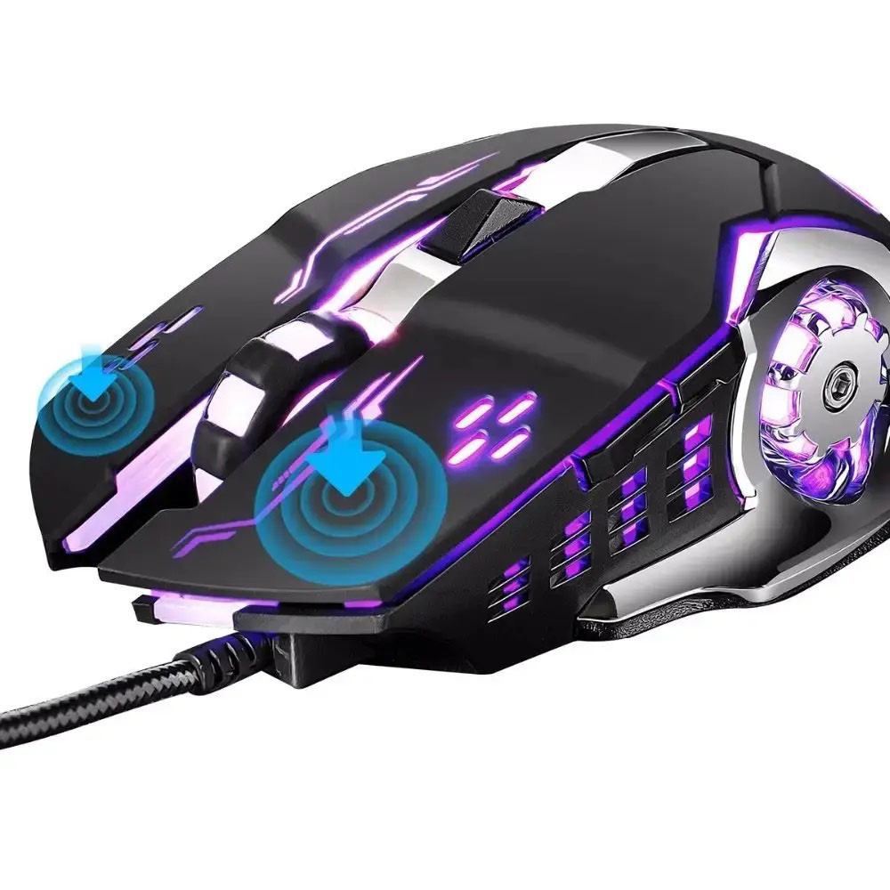 Ігрова мишка з підсвічуванням Gaming Mouse X6 / мишка для ноутбука / Дротова AF-239 комп'ютерна миша