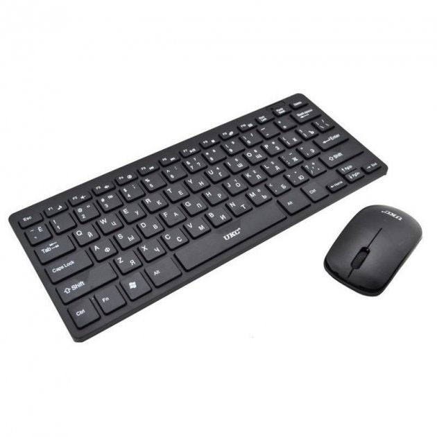 Бездротова клавіатура IOS з мишкою Keyboard Wireless 901. GA-765 Колір: чорний