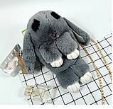 Плюшева сумка Зайчик корейський рожевий, фото 8