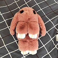 Плюшева сумка Зайчик Dark pink