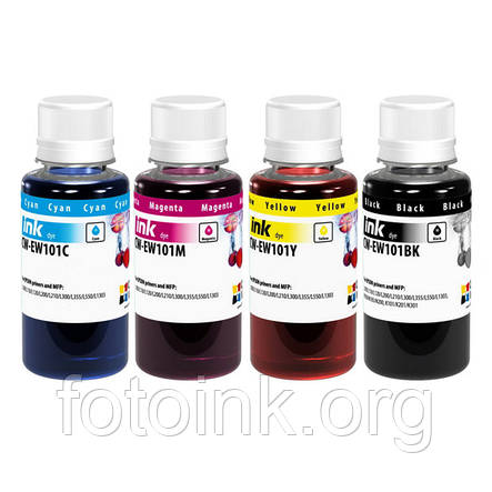 Чорнила ColorWay CW-EW101SET01 для Epson L серія, аналог 664 (4 x 100 ml), фото 3