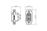 Конектори AMASS XT60EW Male 50 шт amc, фото 2