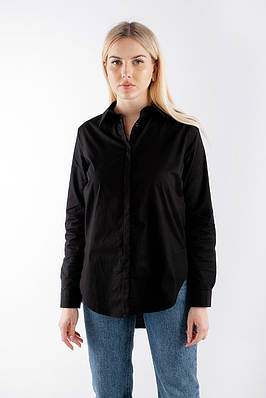 Сорочка жіноча бойфренд чорна 0006 (2000000095592)