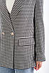 Піджак жіночий класичний прямий чорно-білий 240323 (2000000095998), фото 2