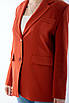 Піджак жіночий прямий оранжевий 4040 (2000000096285), фото 2