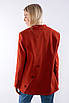Піджак жіночий прямий оранжевий 4040 (2000000096278), фото 6