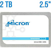 Новий твердотільний накопичувач SSD Micron 1300 MTFDDAK2T0TDL-1AW1ZABYY / 2.5" / 2 TB 3D TLC / SATA III
