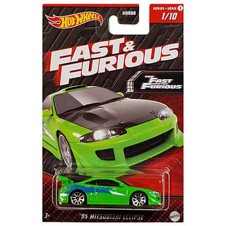 Тематическая машинка Hot Wheels Fast and Furious 95 Mitsubishi