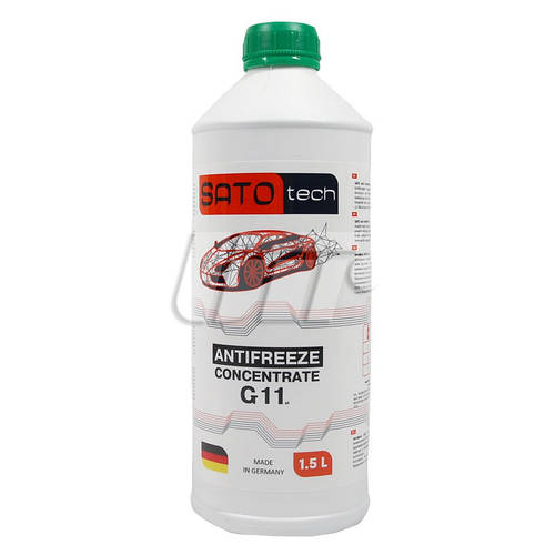 Купить Антифриз концентрат G11 зеленый Sato Tech 1.5 л, цена 250 ...