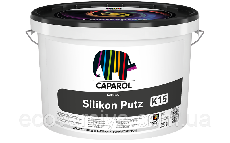 Штукатурка силіконова Capatect Silicon Putz K15 баранець, зерно 1,5