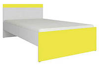Кровать Моби цвет 90 805х950х2045мм нимфея альба + униколор желтый Гербор