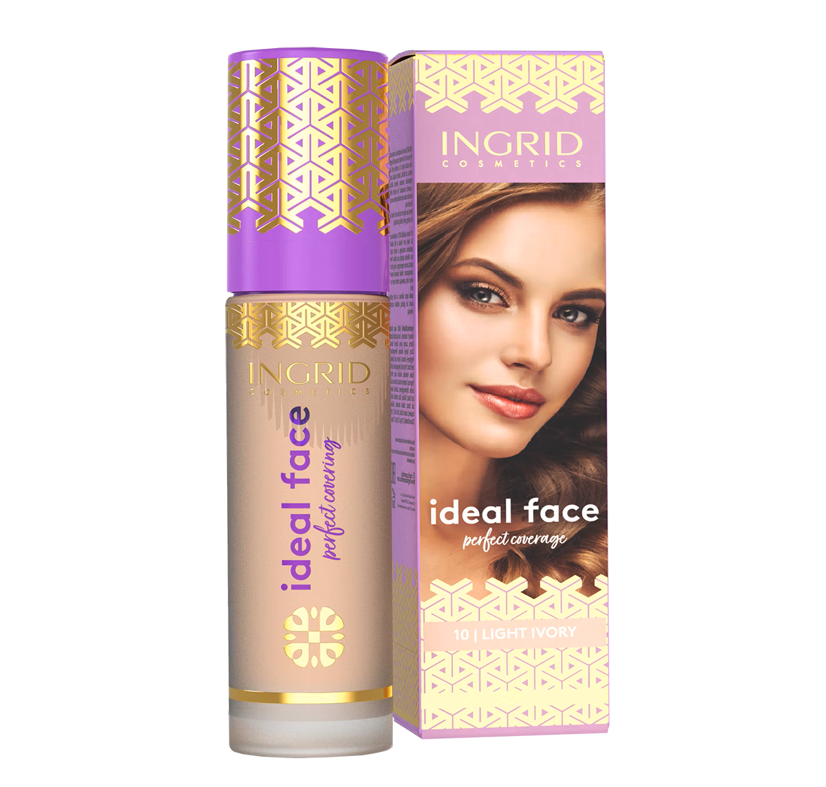 Тональний крем Ingrid Cosmetics Ideal Face Foundation №10 Light Ivory
