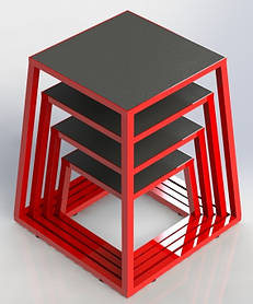 Пліометричні бокси, набір 4 од. ТRХ-04