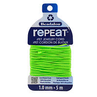 Ювелирный шнур RePEaT Beadalon, Lime Green, толщина 1 мм, длина 5 м