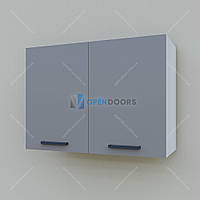 Верхний модуль для кухни, кухонный модуль Шкаф навесной 800мм МП12 Opendoors Антрацит-Светлый серый
