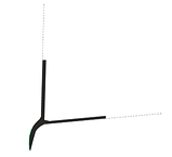 Куточок з капельником фасадний ПВХ та армувальною сіткою Вертекс (Vertex) 2,5 метра, фото 3