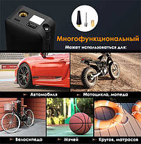 Автомобільний компресор, CarSun, на акумуляторі. Портативний компресор для автомобіля, фото 4