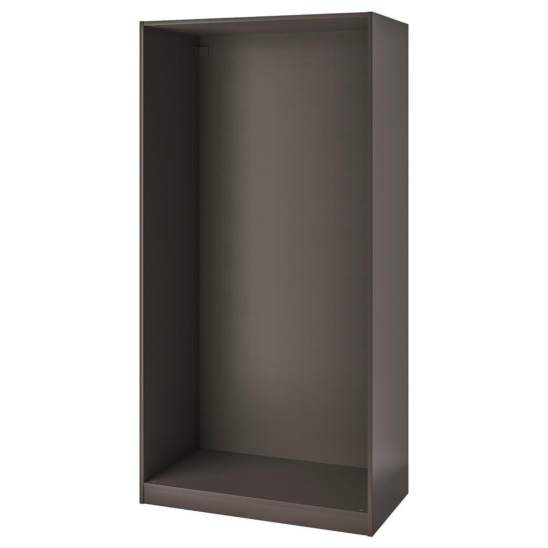 ПАКС Каркас гардеробу, темно-сірий, 100x58x201 см
