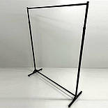 Стійка для одягу чорна одинарна, фото 2