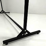 Стійка для одягу чорна одинарна, фото 4