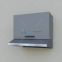 Верхний модуль для кухни, кухонный модуль Шкаф навесной (вытяжка) 600мм МП2 Opendoors Антрацит-Графит