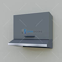 Верхний модуль для кухни, кухонный модуль Шкаф навесной (вытяжка) 600мм МП2 Opendoors Графит