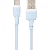 Кабель USB XO NB208 Type-C 1m Blue