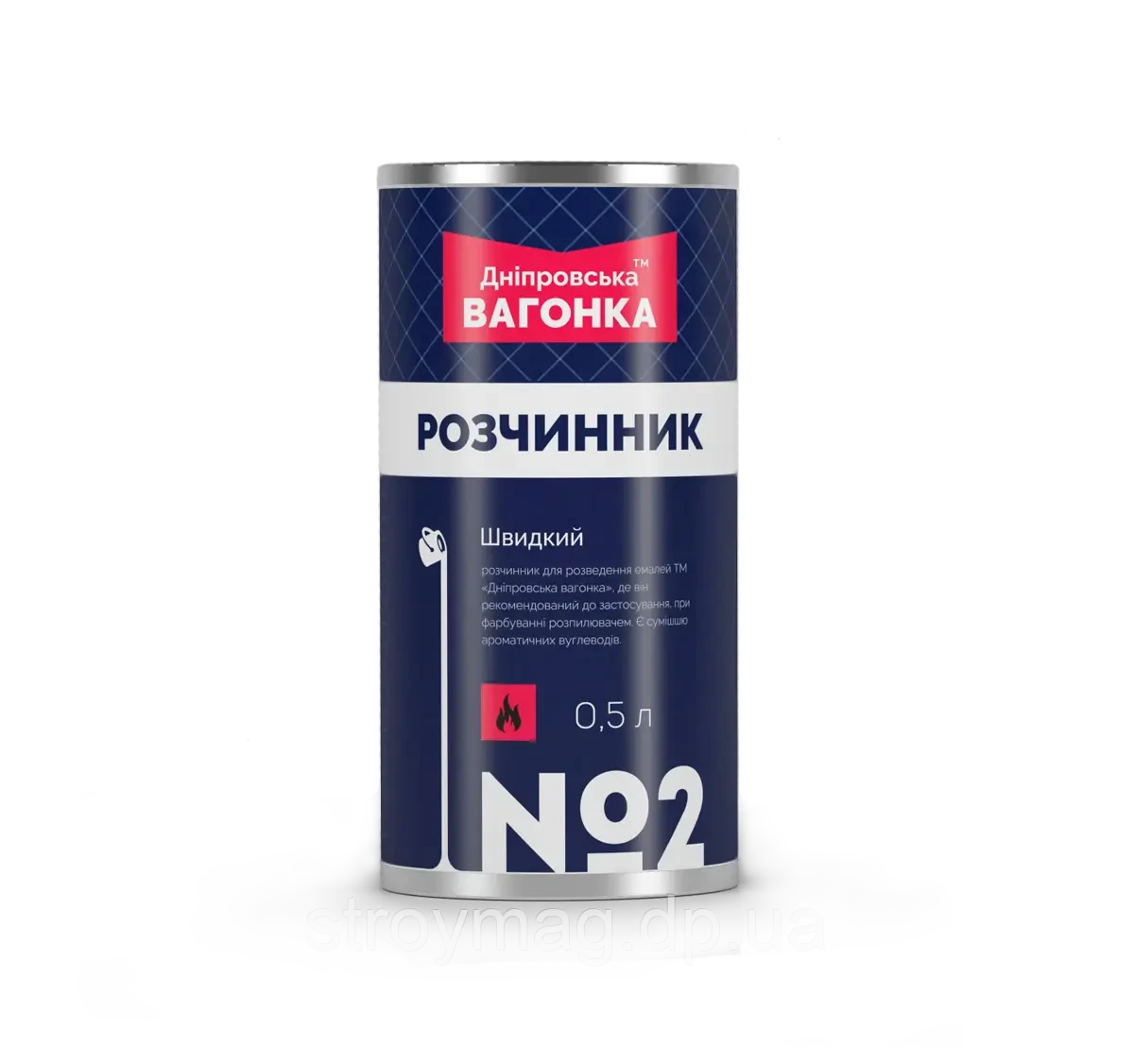 Розчинник № 2 "Дніпровська вагонка" 0,4 кг (Швидкий), фото 1
